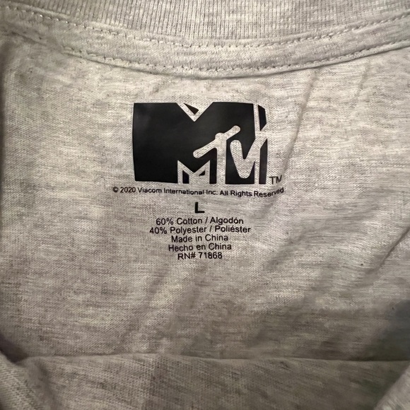 Gray MTV Music Television T-Shirt - Picture 3 of 8